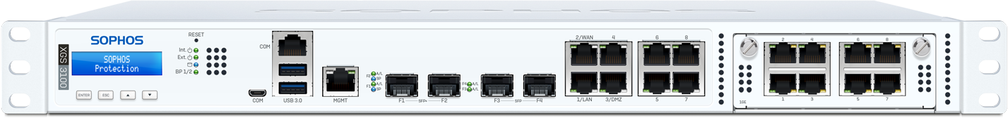 Sophos XGS 3100 Next-Gen Firewall with Xstream Protection, 1-Year (US Power Cord)