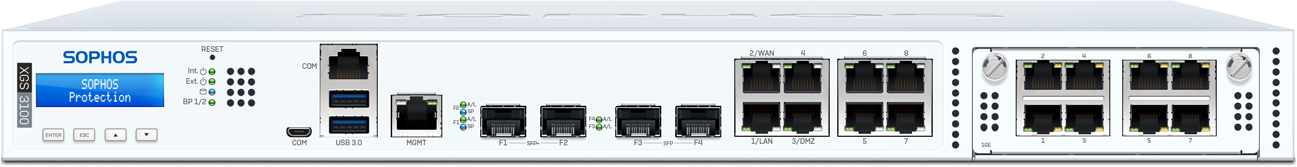 Sophos XGS 3100 Next-Gen Firewall with Xstream Protection, 3-Year (US Power Cord)